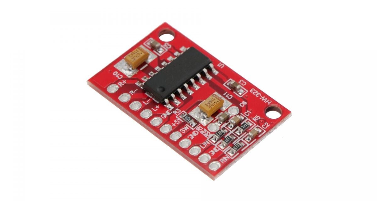 Audio stereo zosilňovač PAM8403 - 2 x 3W