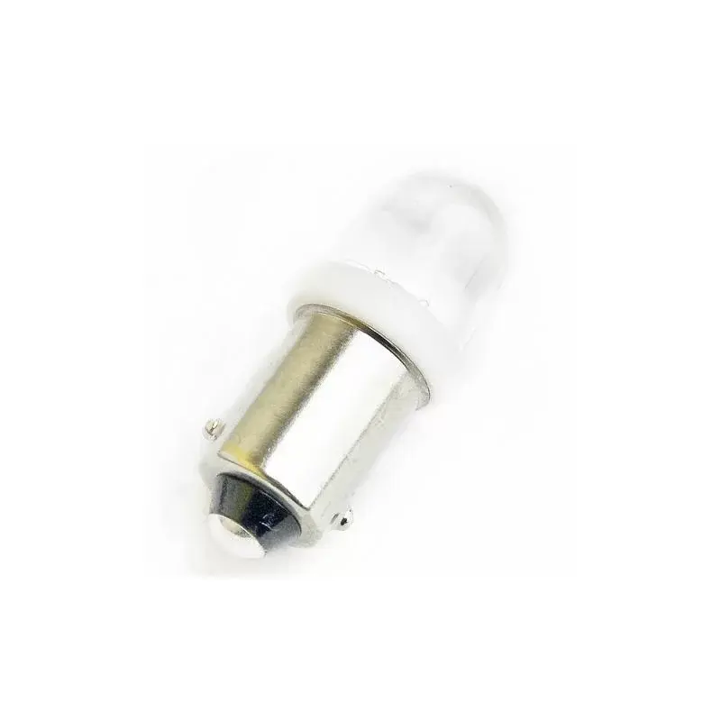 LED 10mm pätice BA9S - Biela, 6V