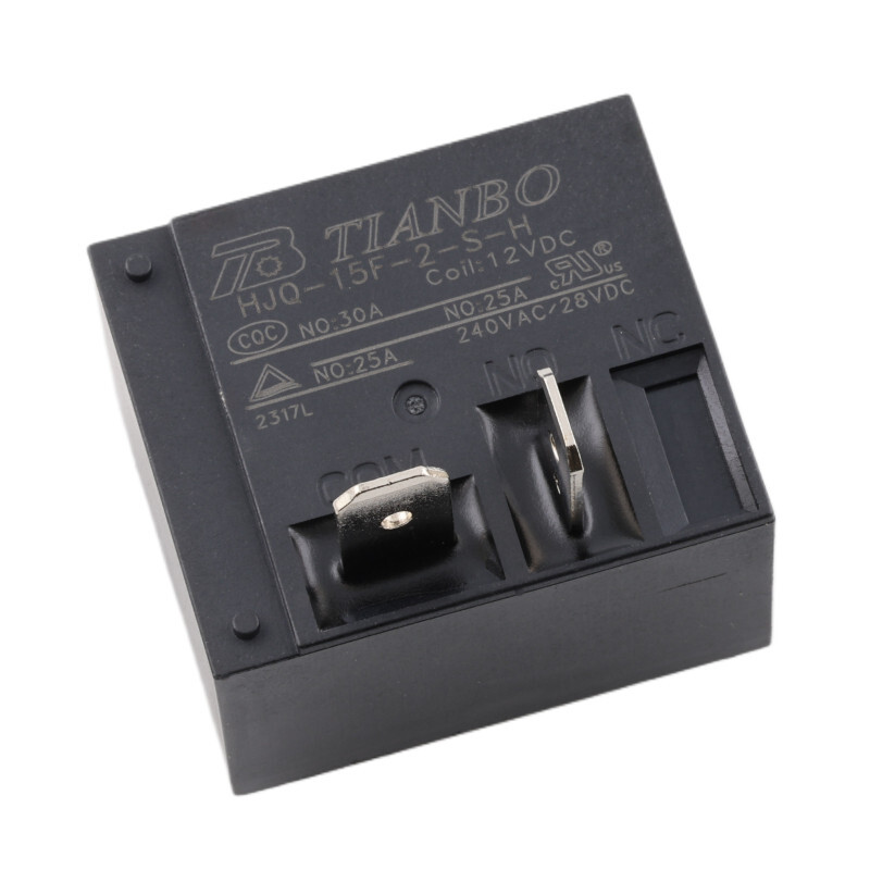 Relé HJQ-15F-2-SH, 12V DC/250V AC 25A