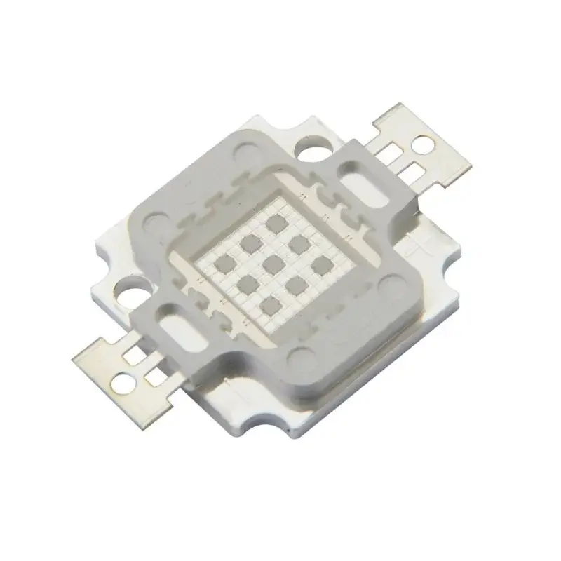 SMD LED Dióda 10W, Oranžová 600-605nm