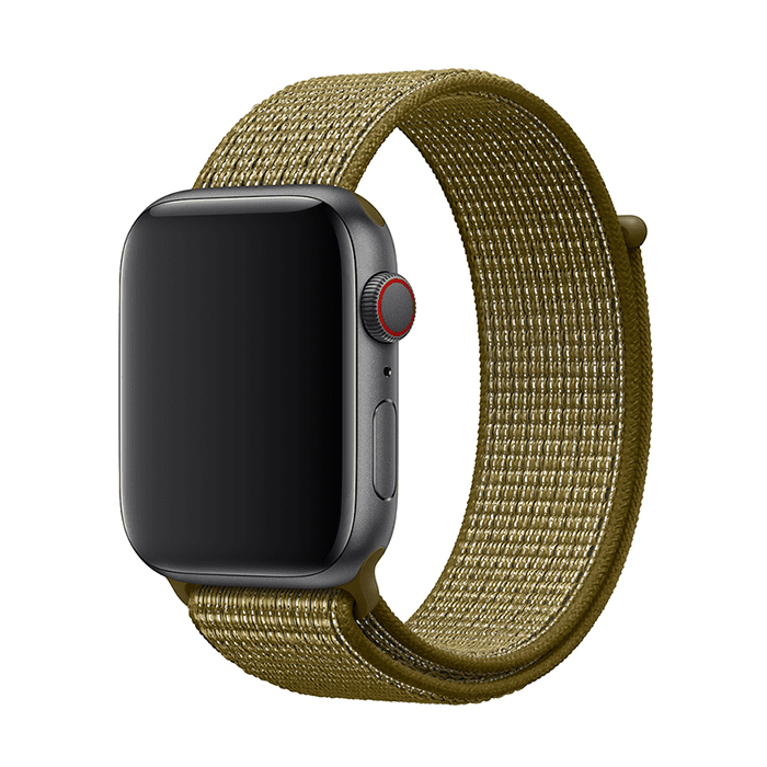Marvelli - Nylonový remienok na Apple Watch - Olivový Veľkosť: 42/44/45/46/49mm, Farba: Khaki