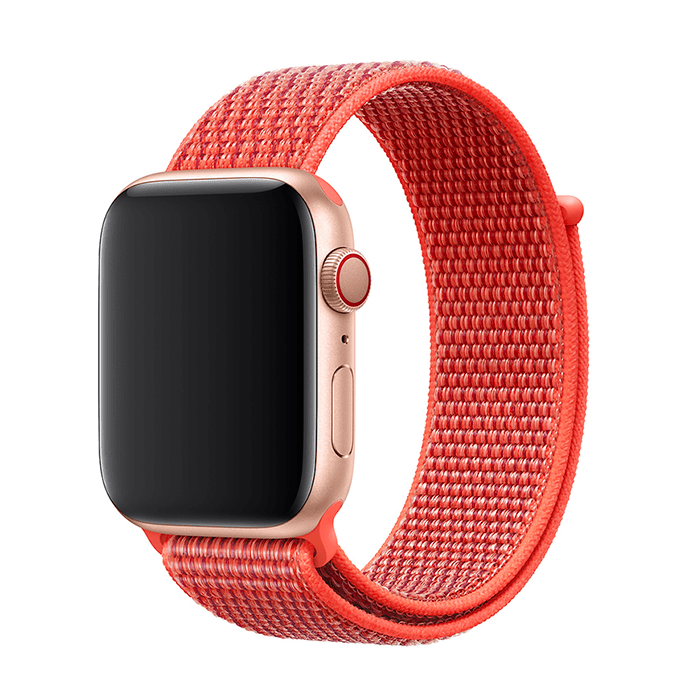 Marvelli - Nylonový remienok na Apple Watch - Nektarinka Veľkosť: 42/44/45/46/49mm, Farba: Červená