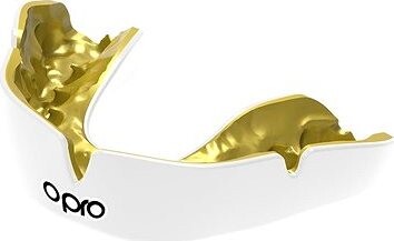 OPRO INSTANT CUSTOM FIT SOLIDS, bílá/zlatá