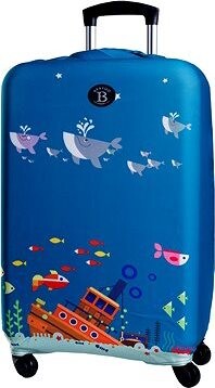 Bertoo Obal na cestovný kufor – Morský svet L