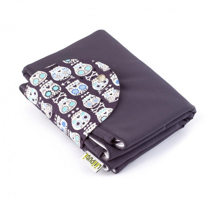 Prebaľovacia podložka Liliputi Skully - sivá