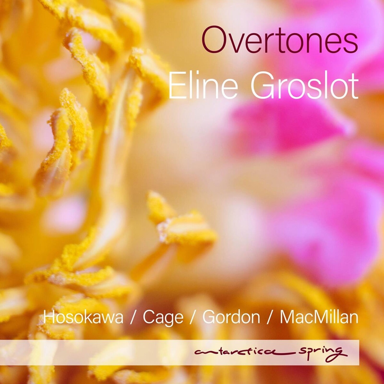 Eline Groslot, OVERTONES, CD