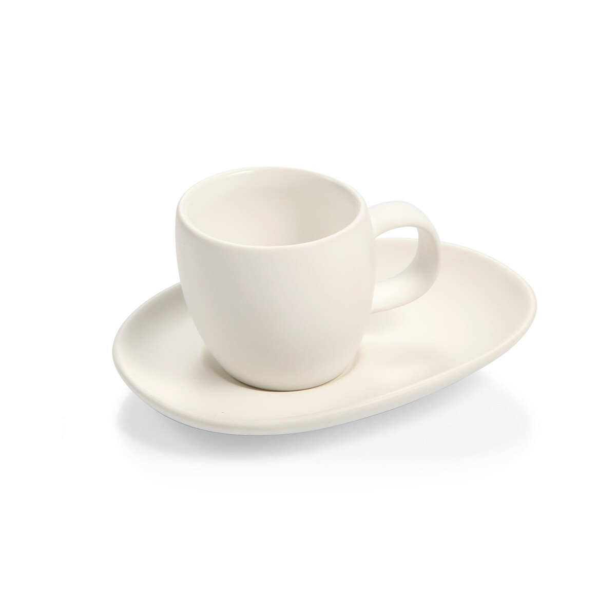 Šálka na espresso FANCY HOME Stones, s podšálkou