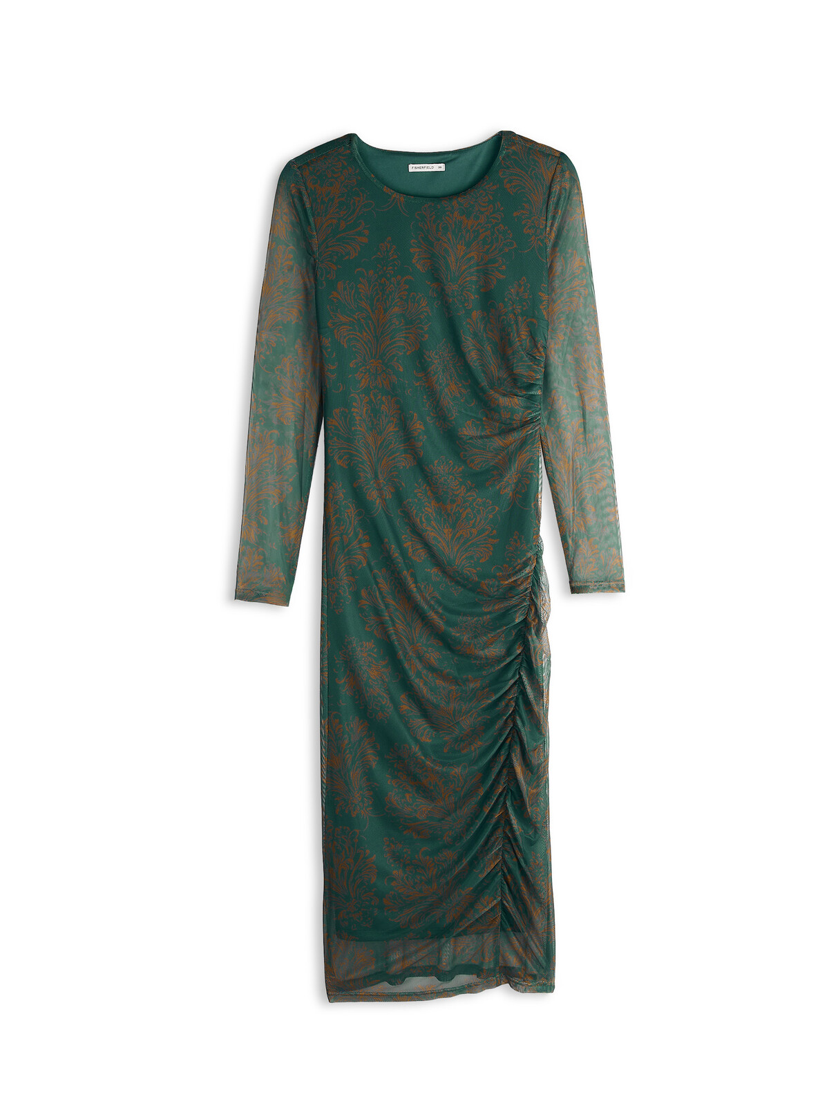 GATE Dámske sieťované šaty s potlačou