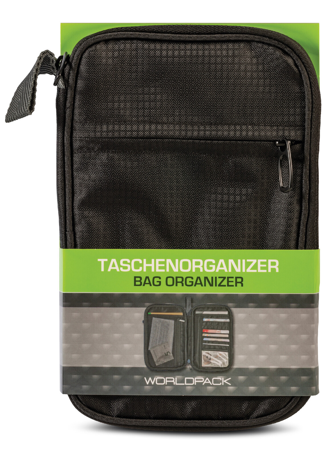 Organizér na doklady Worldpack - čierny