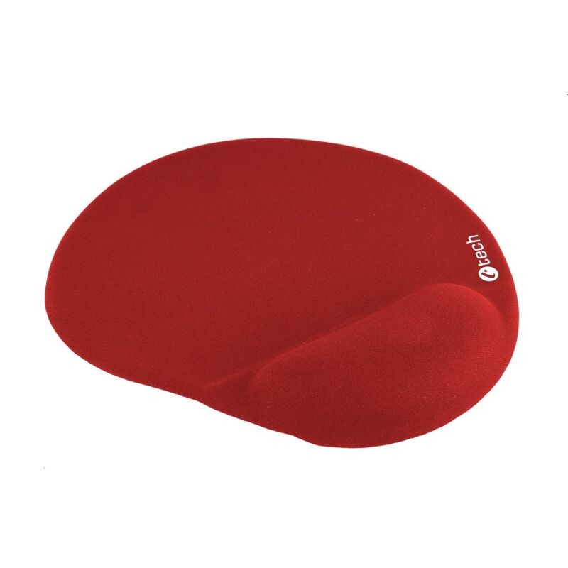 Podložka pod myš gelová C-TECH MPG-03, červená, 240x220mm MPG-03R