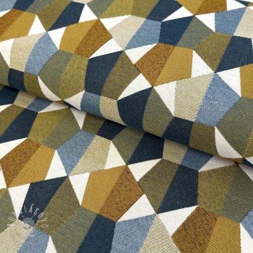 Dekoračná látka jacquard Mustang blue
