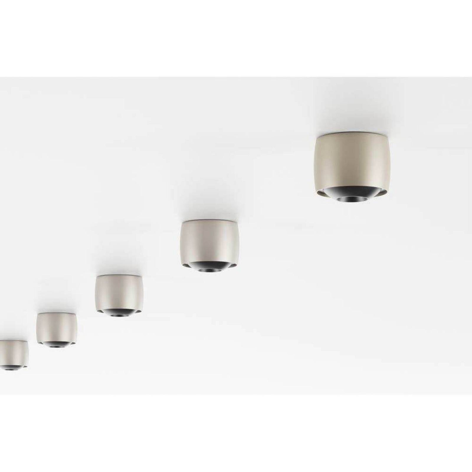 LOOM DESIGN stropné LED svetlo Air, sivá, hliník, Ø 10 cm