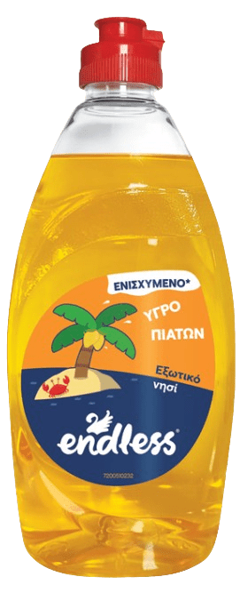 ENDLESS - Prostriedok na umývanie riadu exotic island, 0,5 L
