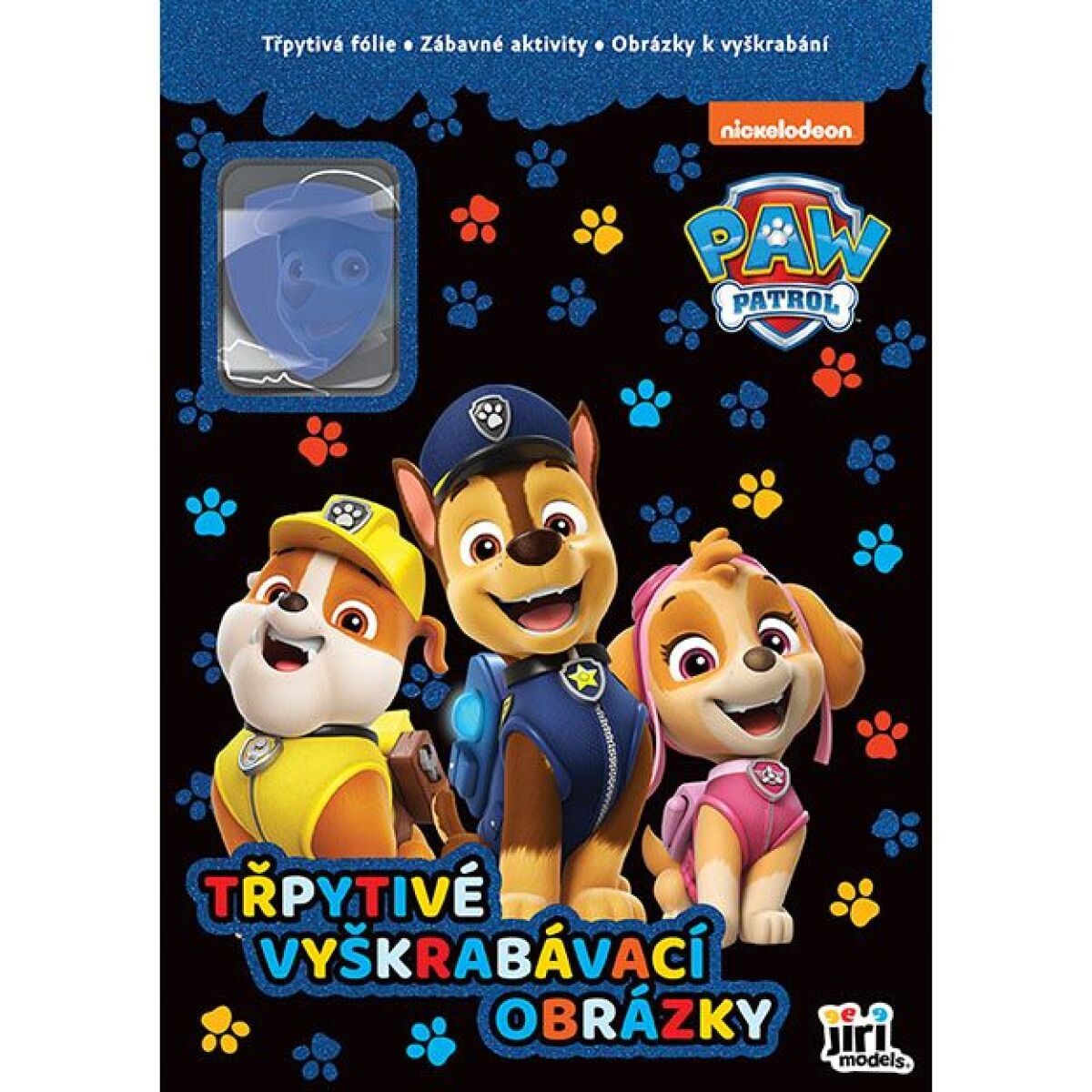 Jiří Models Trblietavé vyškrabávacie obrázky Tlapková patrola