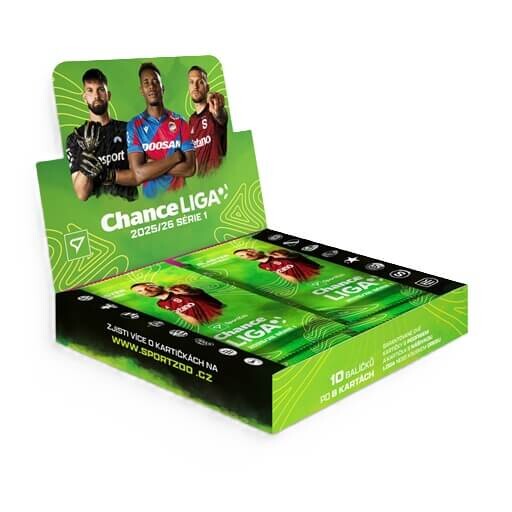 Sportzoo Futbalové karty Chance liga 2025-2026 1. série Blaster box