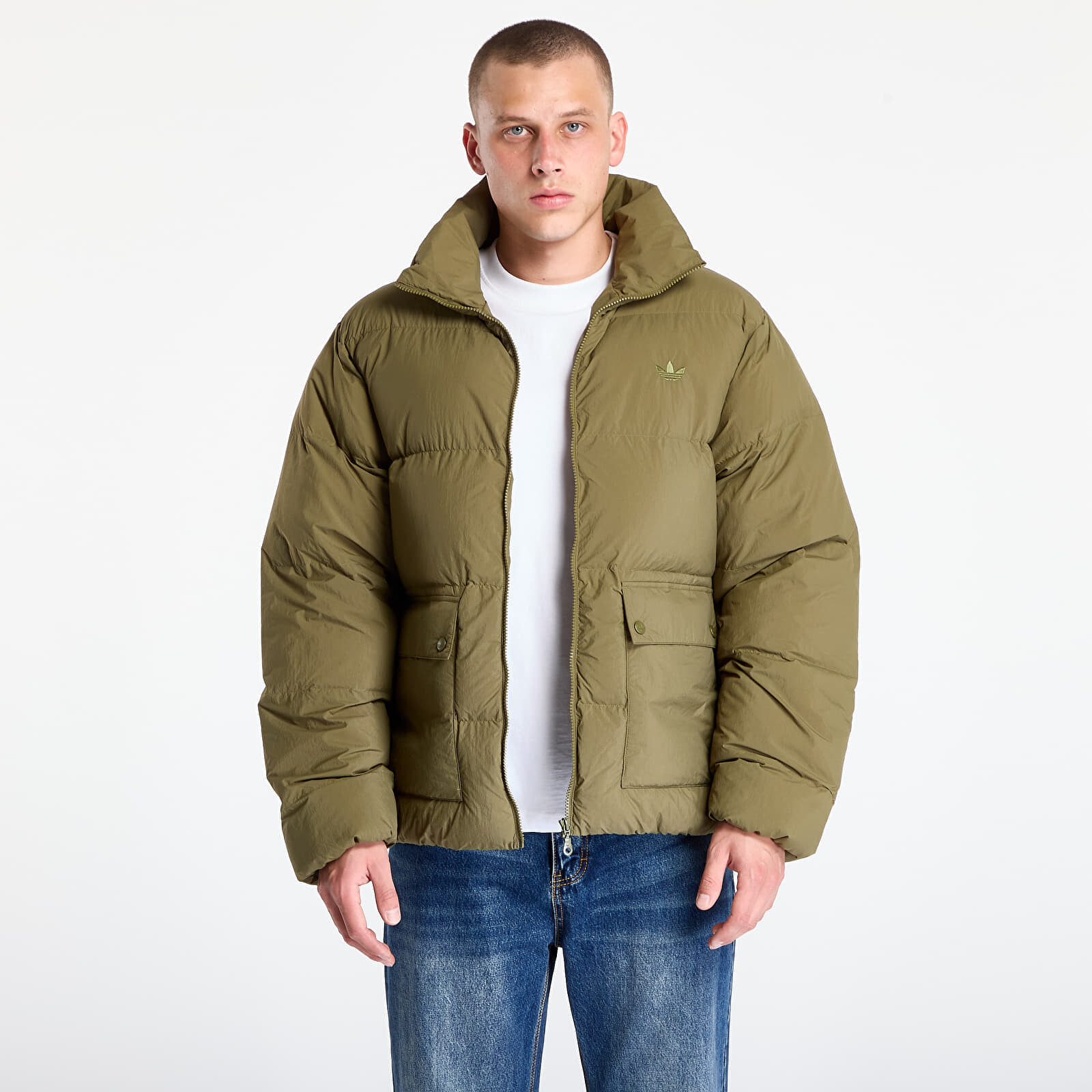 Bunda adidas Originals Synthetic Down Puffer Focus Olive XL