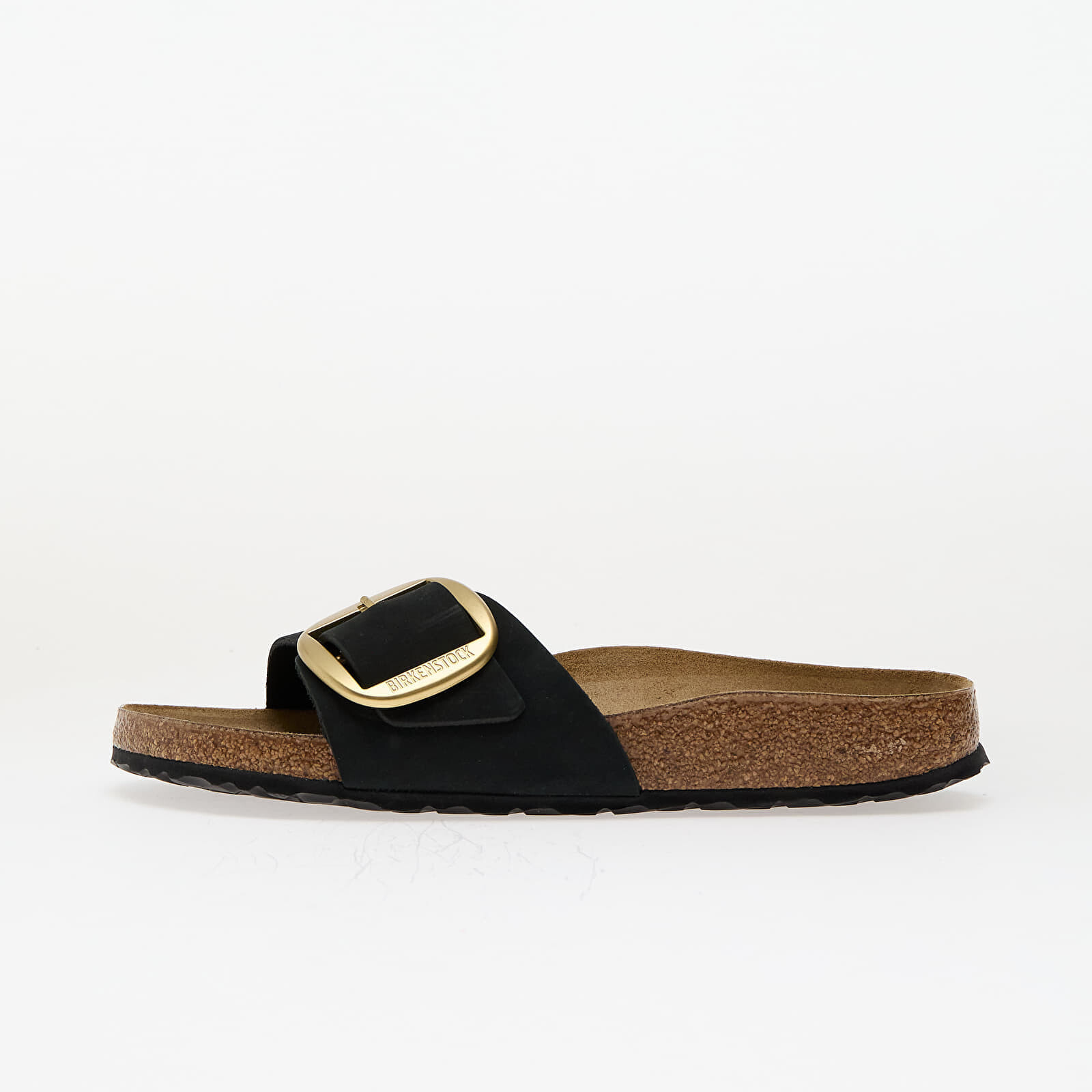 Tenisky Birkenstock Madrid Big Buckle Nubuk Leather Black EUR 37