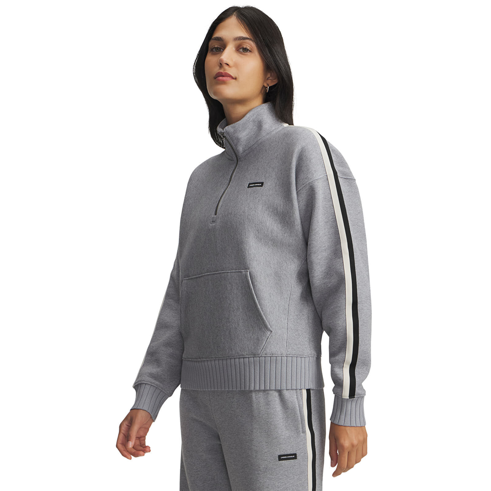 Mikina Under Armour Icon Hwt Fleece Hz Gray L