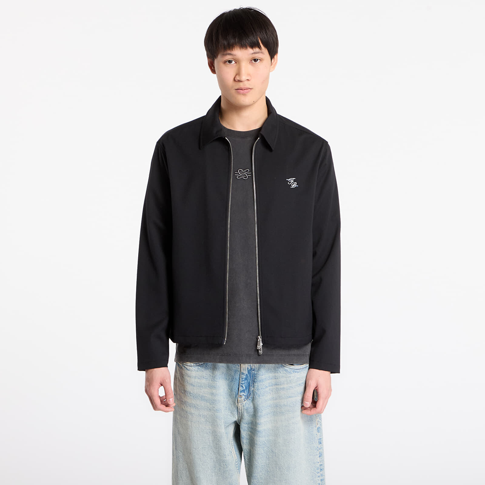 Bunda Filling Pieces Coach Jacket Twill Wool Black XL