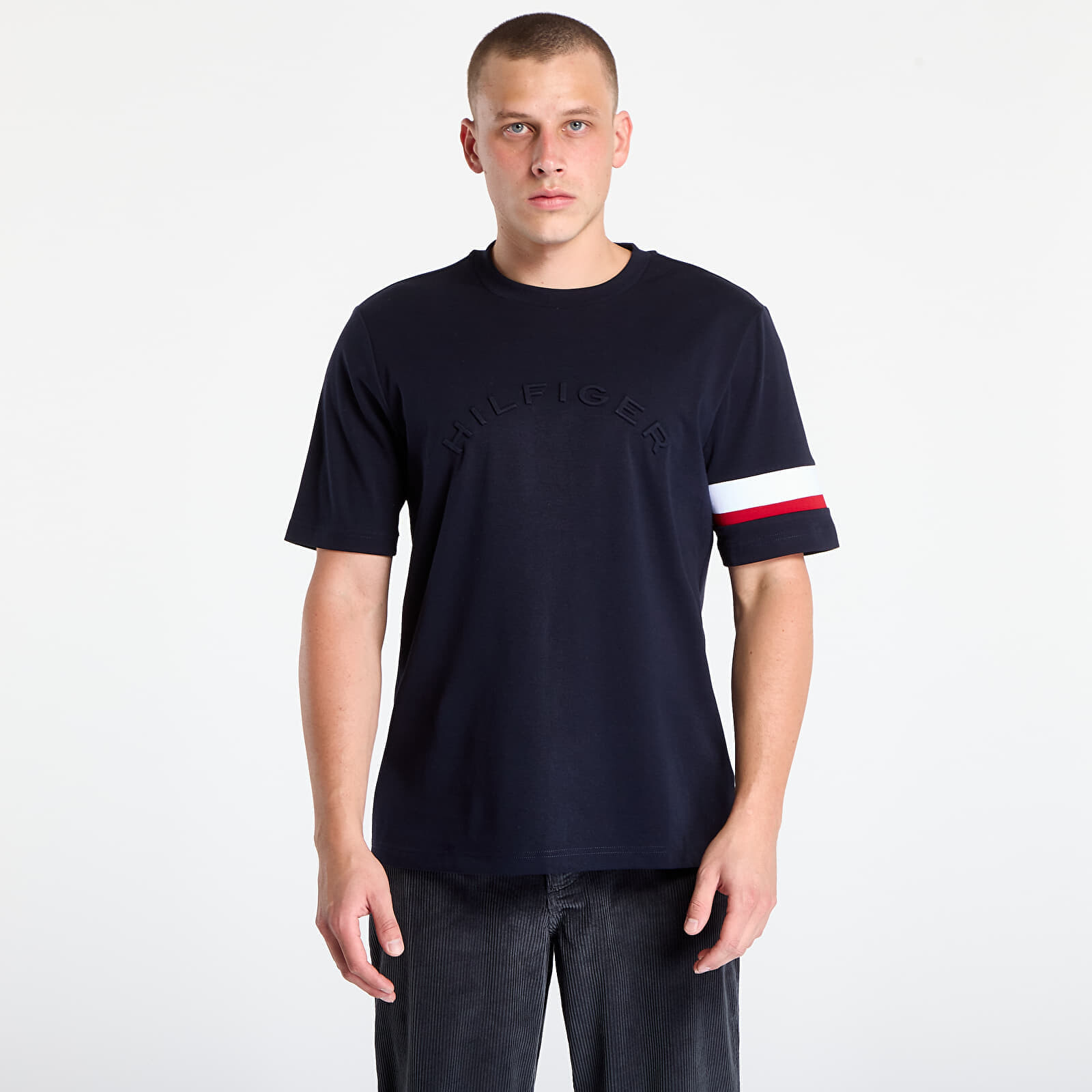 Tričko Tommy Hilfiger Rwb Insert Tee Desert Sky M