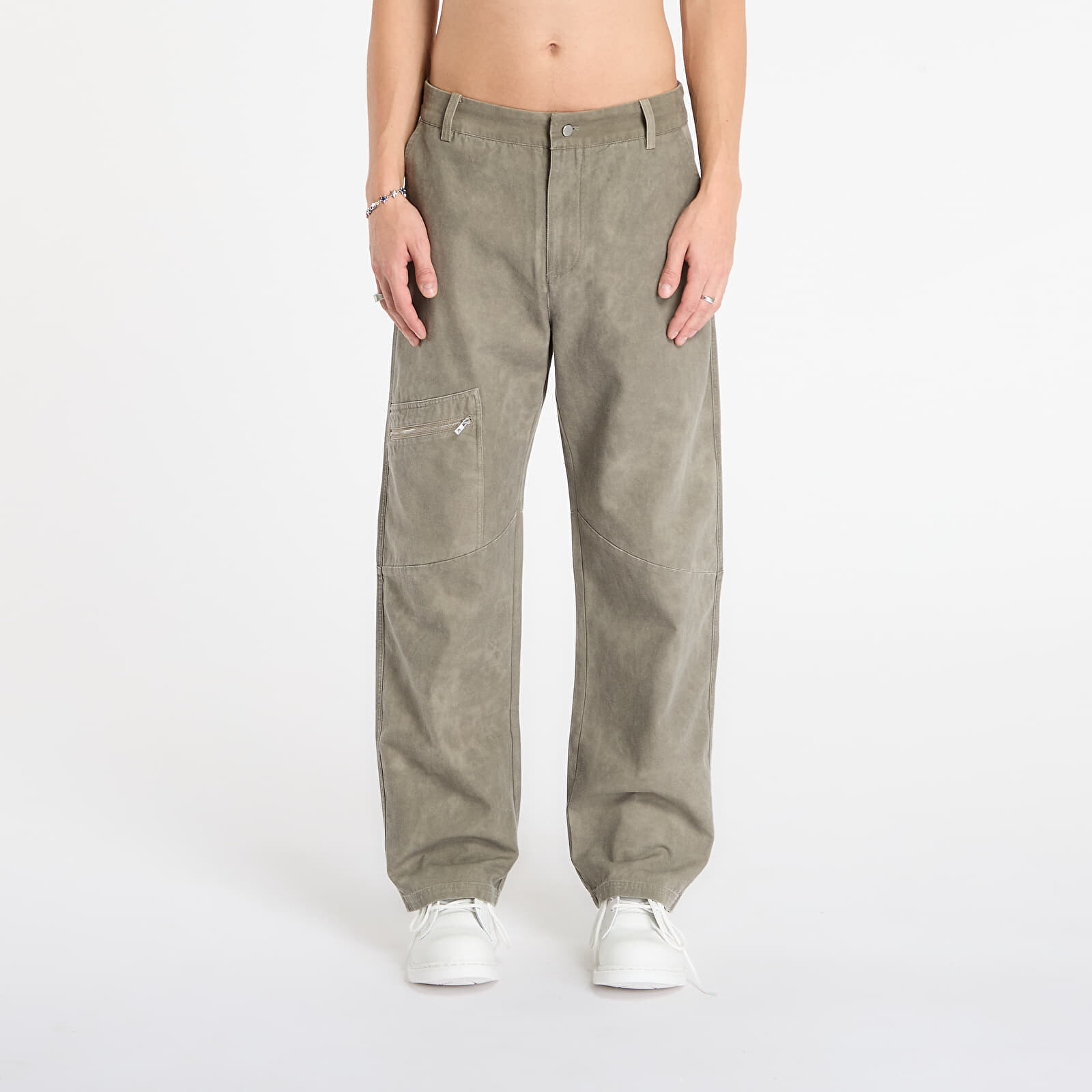 Kalhoty REPRESENT Workwear Pant (Cotton) Dark Olive XL