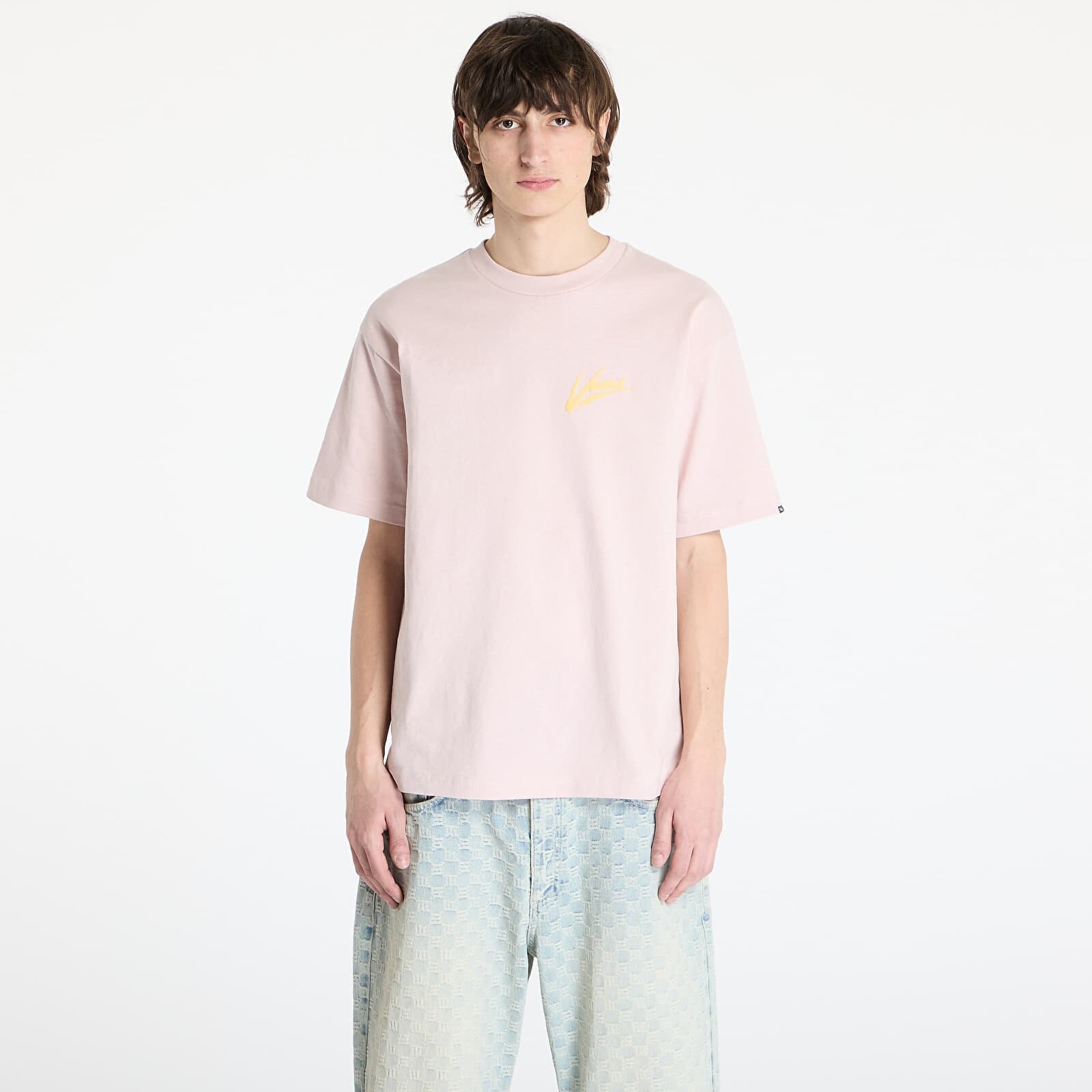 Tričko Vans Brush Script Loose SS Tee Sepia Rose M