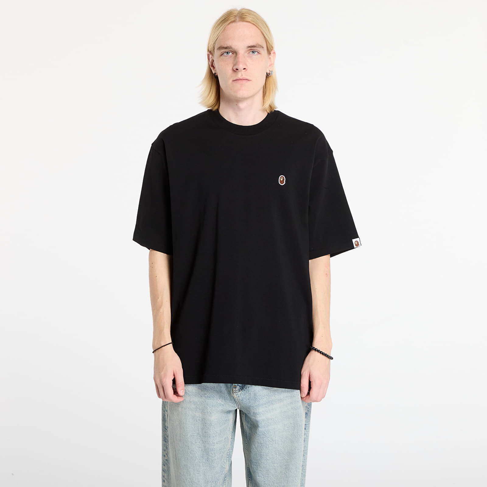 Tričko A BATHING APE One Point Relaxed Fit Tee Black M