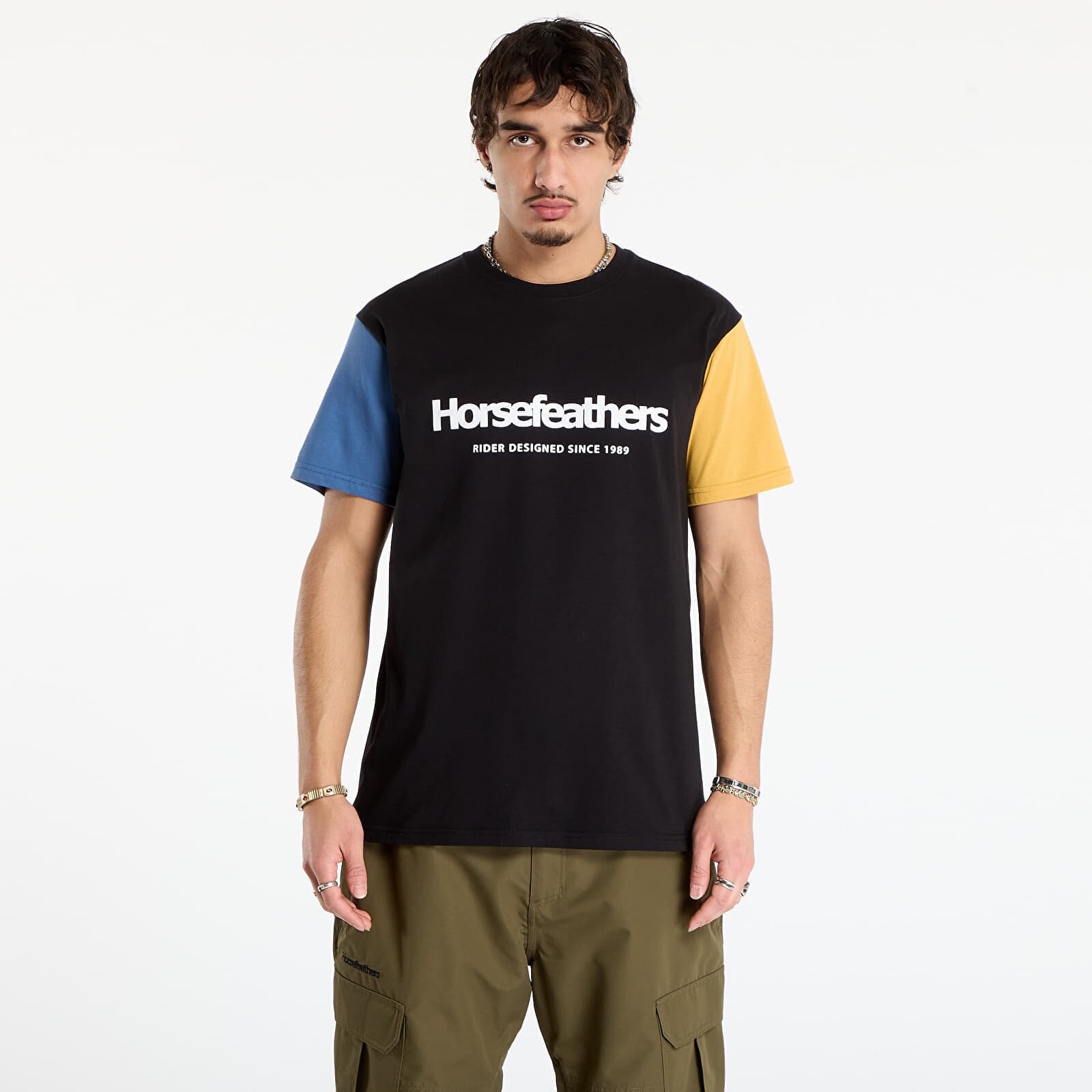 Tričko Horsefeathers Quarter T-Shirt Multicolor V L