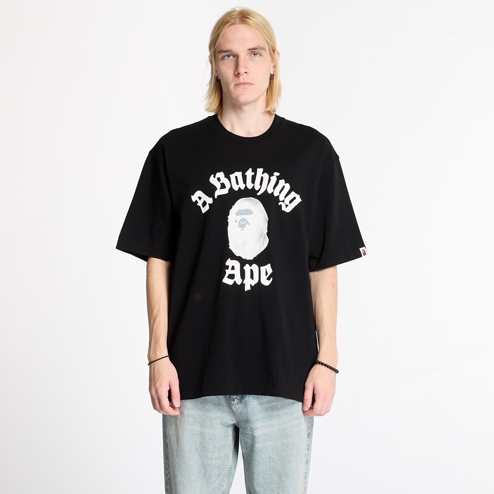Tričko A BATHING APE College Relaxed Fit Tee 2 Black XXL