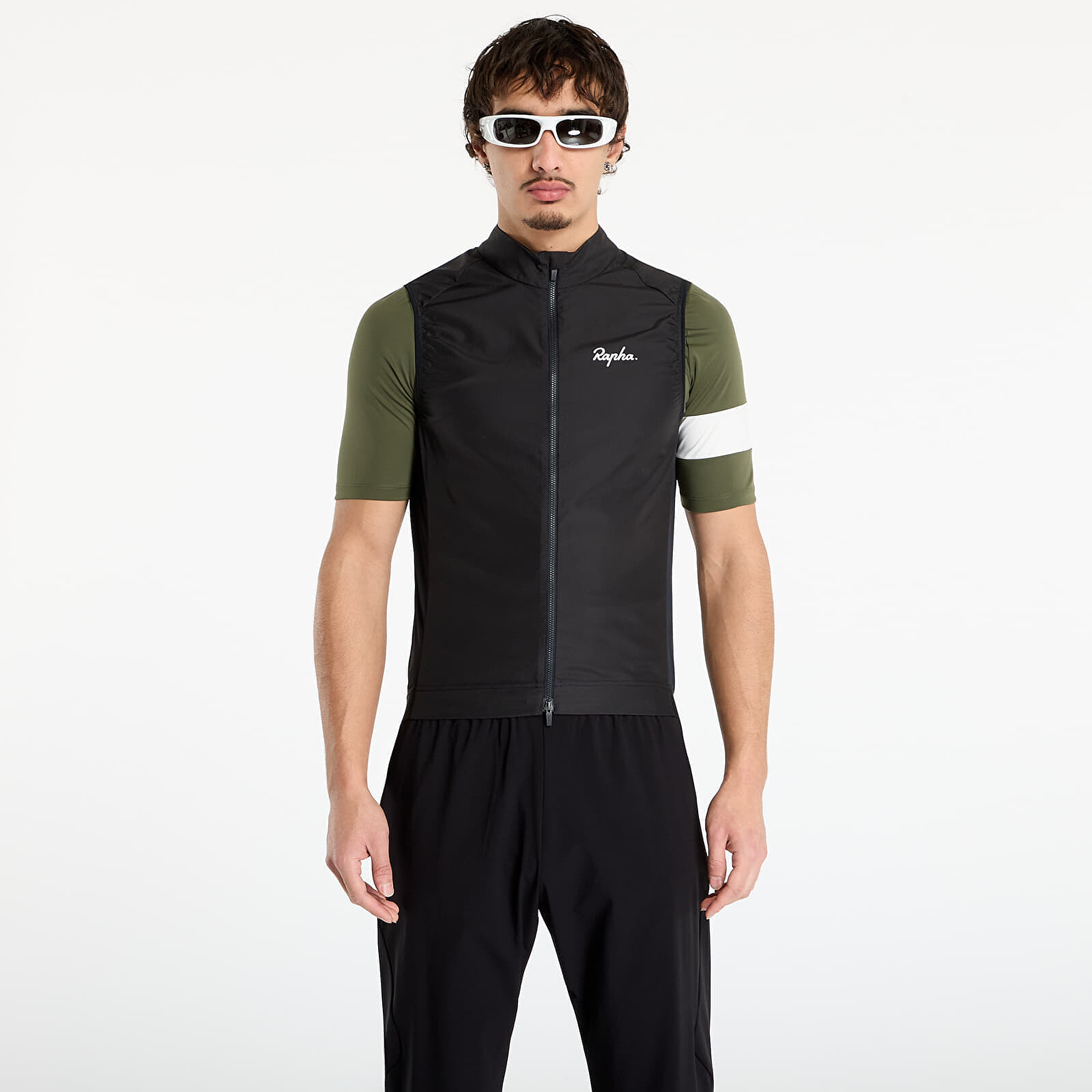 Vesta Rapha Men's Core Gilet Black/ White M
