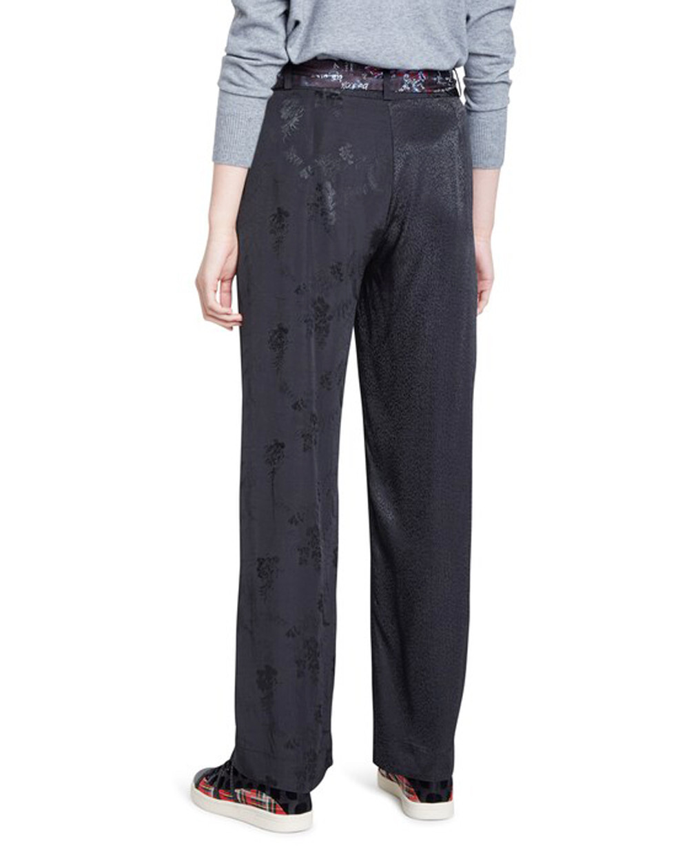 Desigual dámske nohavice s kvetinovým vzorom