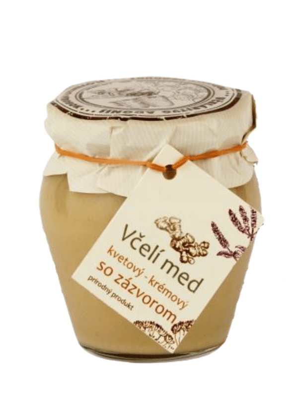 Krémový med so zázvorom ADONIS 250 g