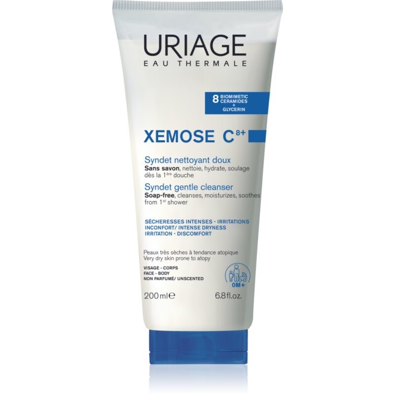 Uriage Xemose C8+ Syndet Gentle Cleanser syndet pre suchú až atopickú pokožku 200 ml