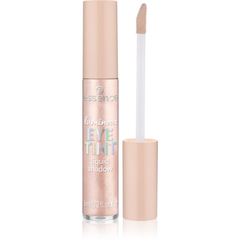 essence Luminous EYE TINT tekuté očné tiene odtieň 02 Gleaming Charm 6 ml