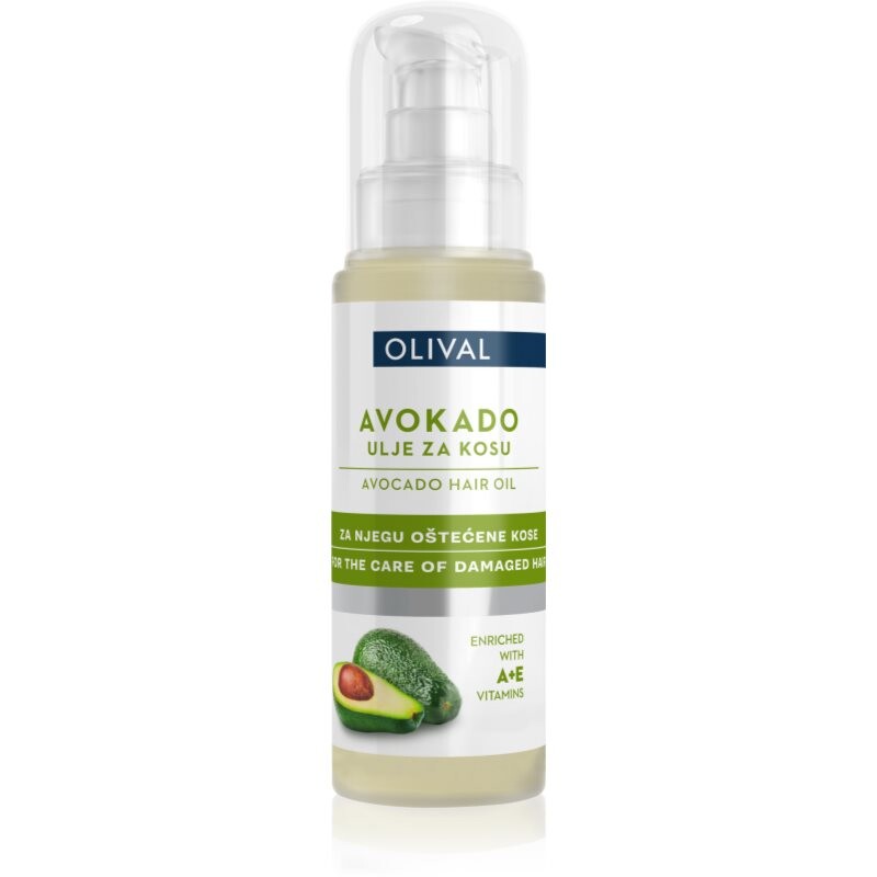 Olival Avocado výživný olej pre poškodené vlasy 60 ml