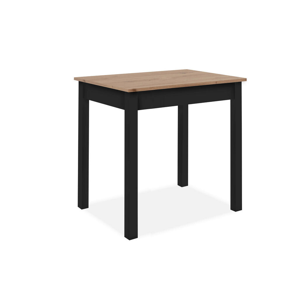 MID.YOU JEDÁLENSKÝ STÔL, čierna, dub artisan, 110/67/76 cm