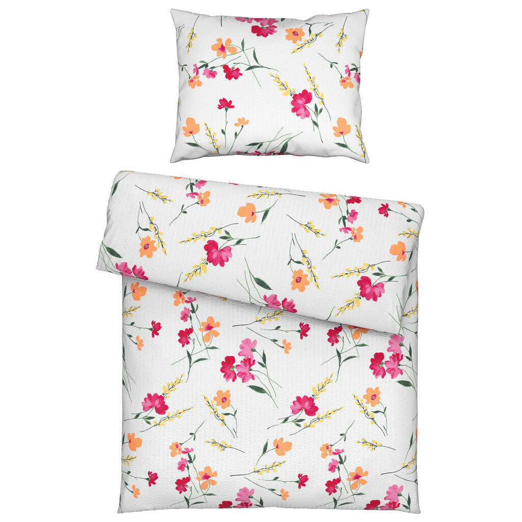 Esposa KREPOVÉ OBLIEČKY, seersucker, viacfarebná, 140/200 cm