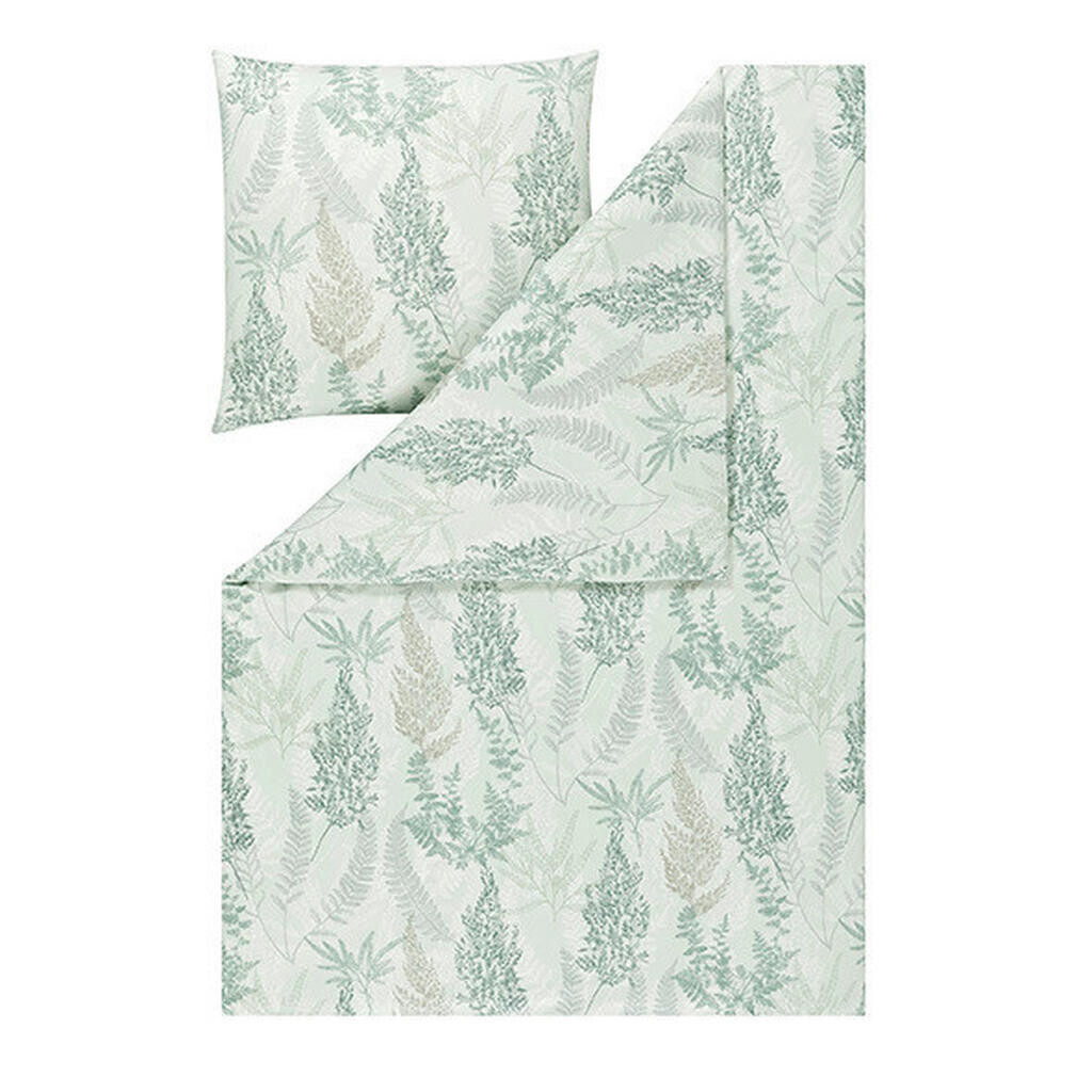 Estella POSTEĽNÁ BIELIZEŇ, interlock džersej, šalviovozelená, 140/200 cm
