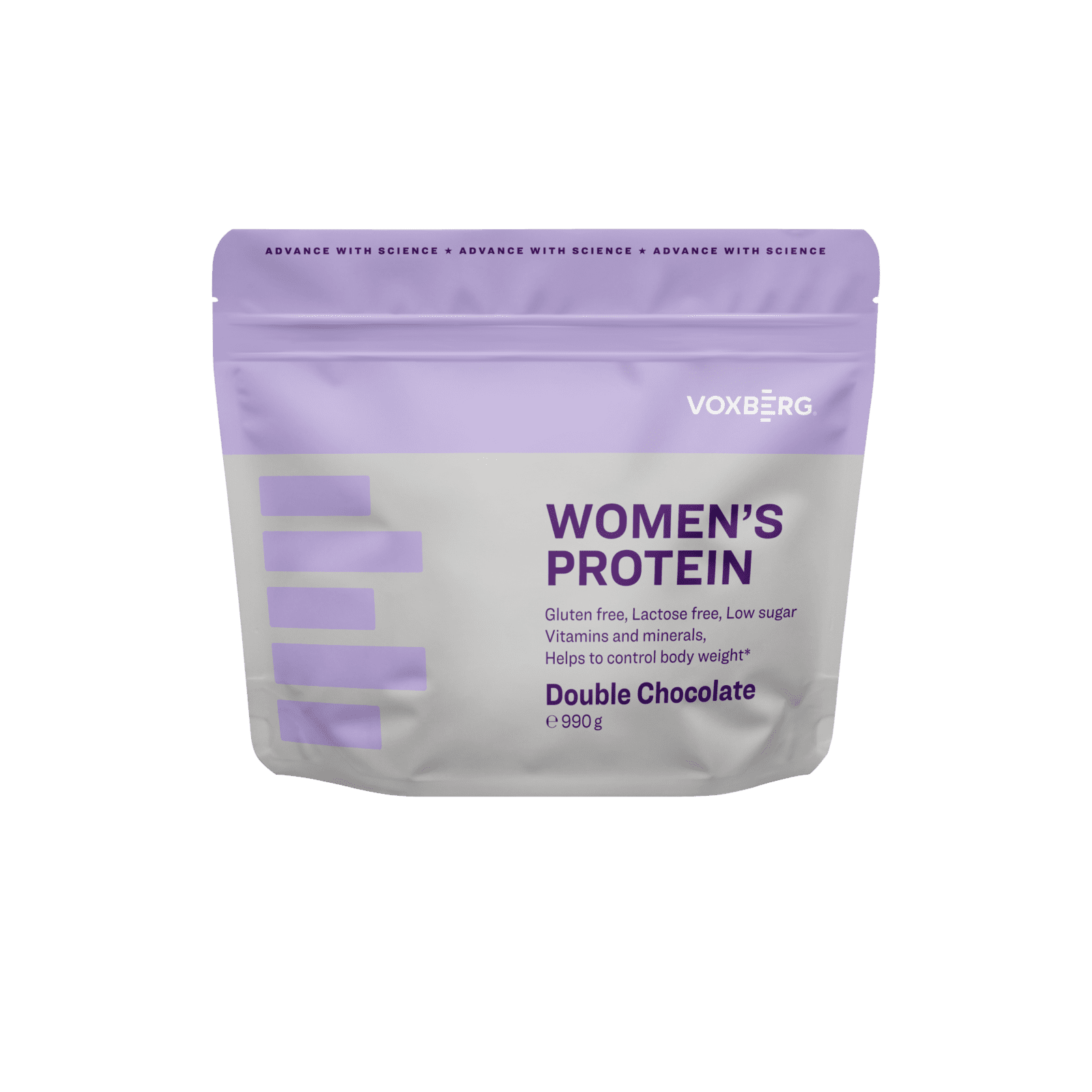VOXBERG Women's Protein Dvojitá Čokoláda 990 g