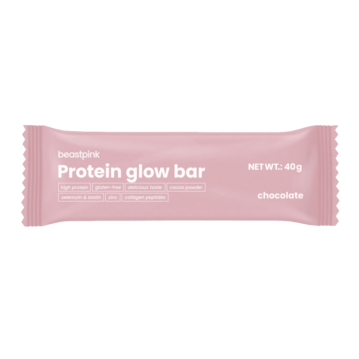 BEASTPINK Proteín GlowBar - čokoláda 40 g