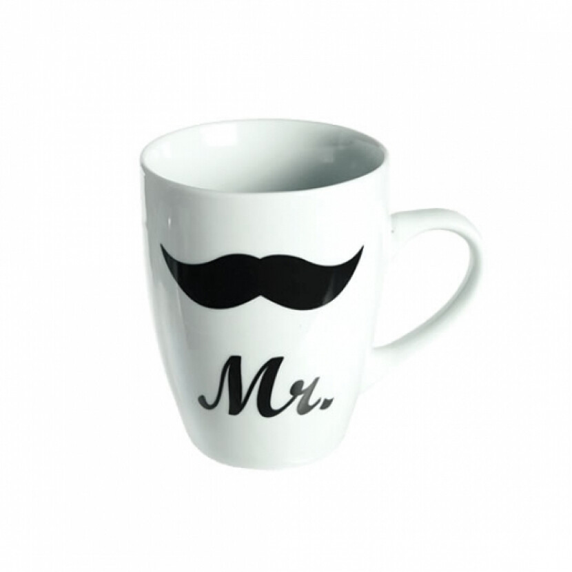 Hrnček Mr. - biely
