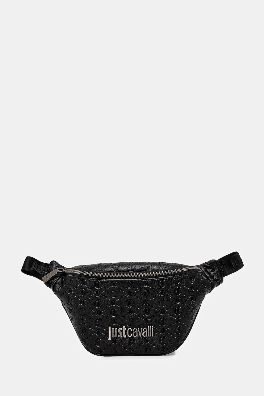 Ľadvinka Just Cavalli čierna farba, 79QA4B31 ZSB84