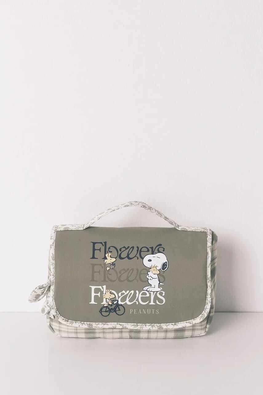 Kozmetická taška women'secret zelená farba, 4842009