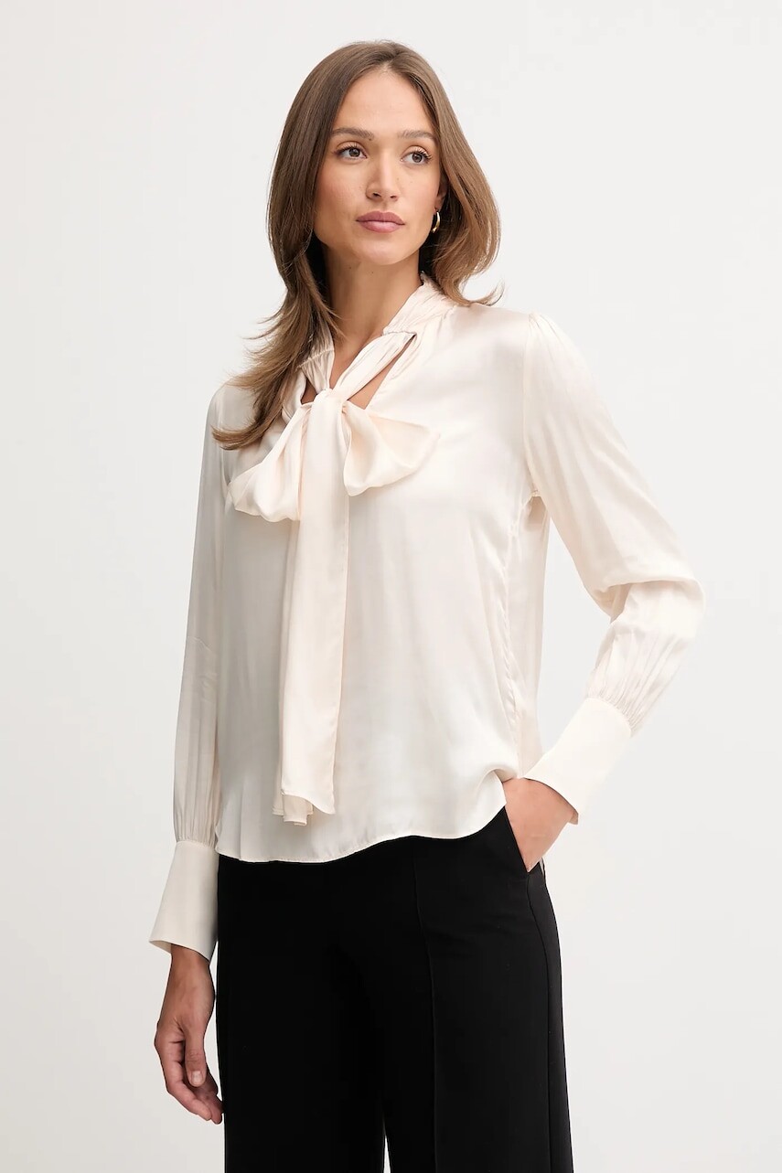 Blúzka Pedro del Hierro béžová farba, jednofarebná, 6632954