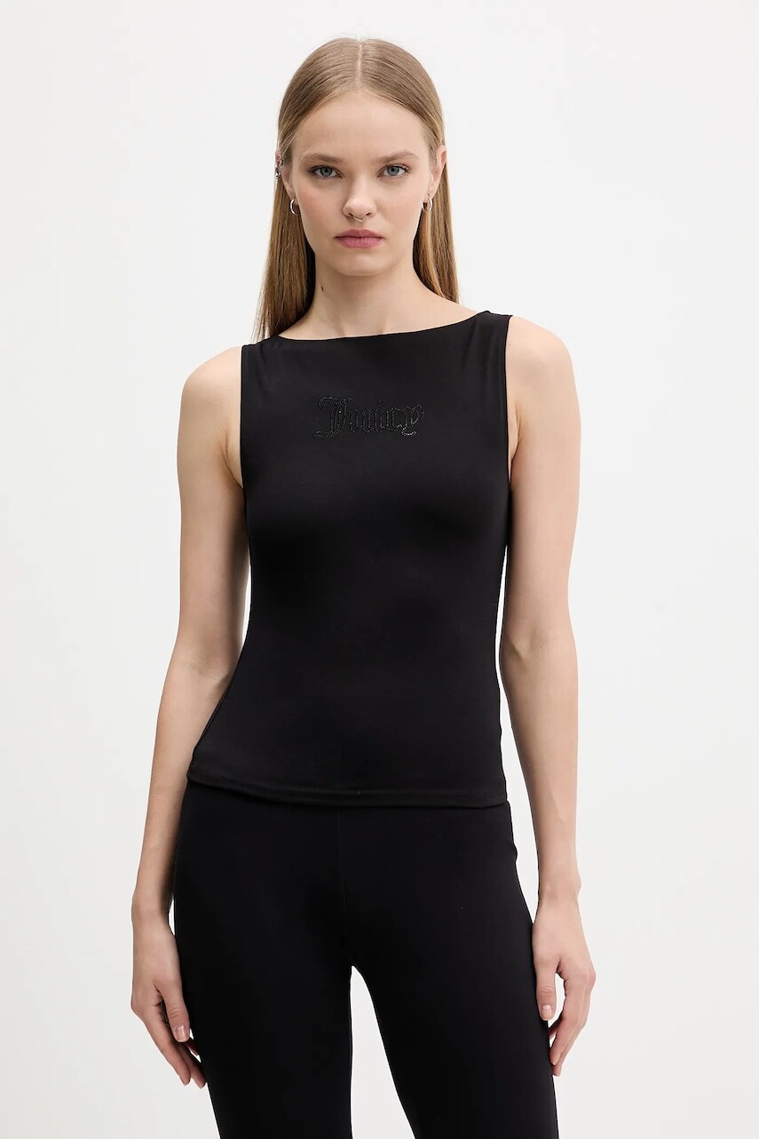 Top Juicy Couture čierna farba, JCWCT225315