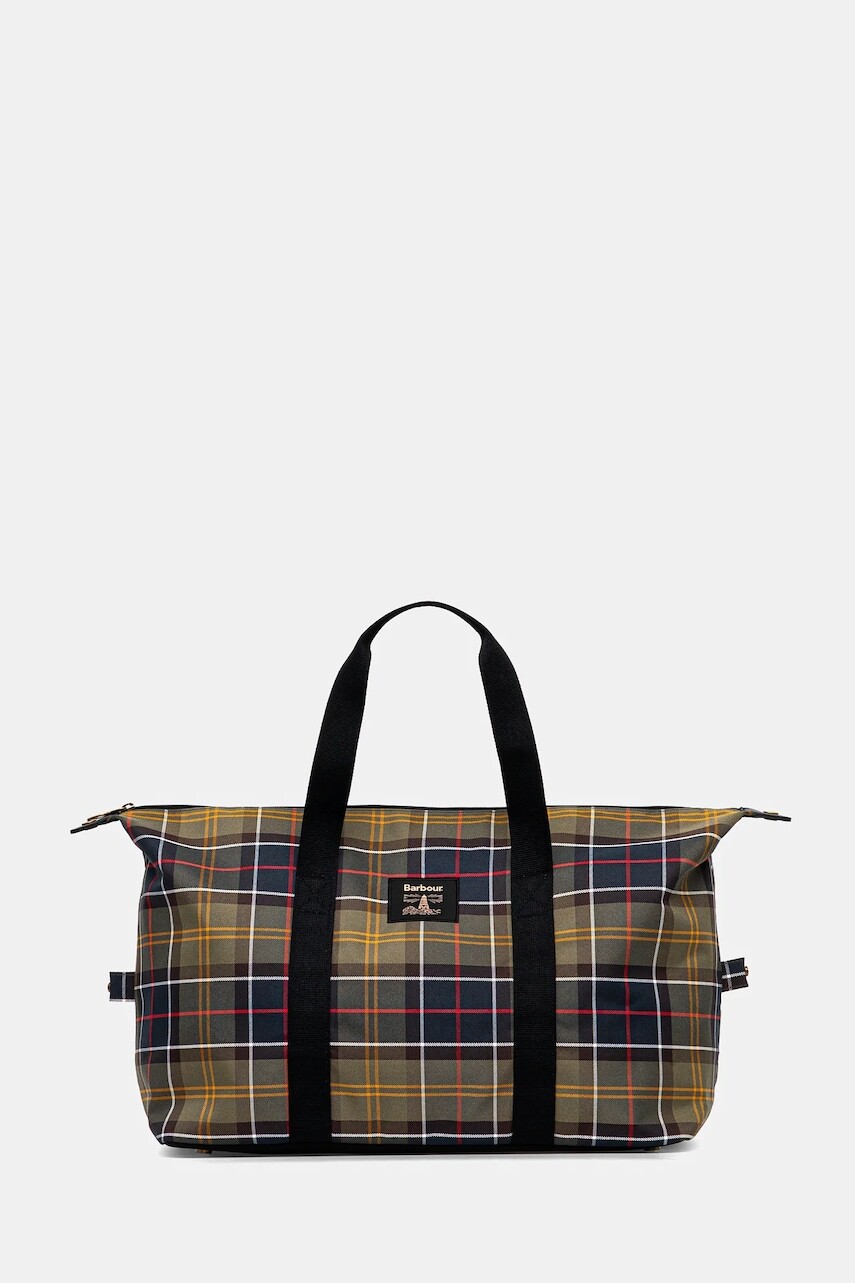 Taška Barbour zelená farba, UBA0755