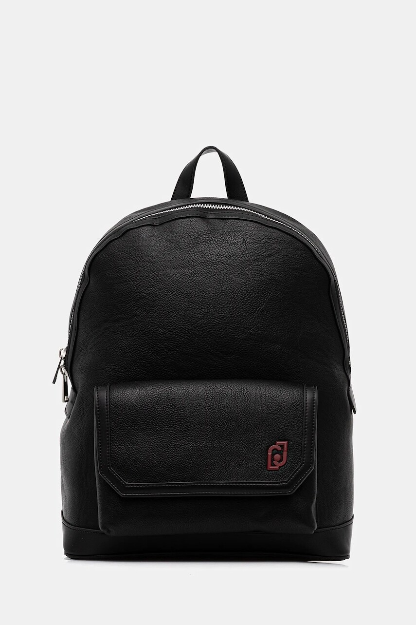 Ruksak Liu Jo pánsky, čierna farba, veľký, jednofarebný, QF5192.E1084