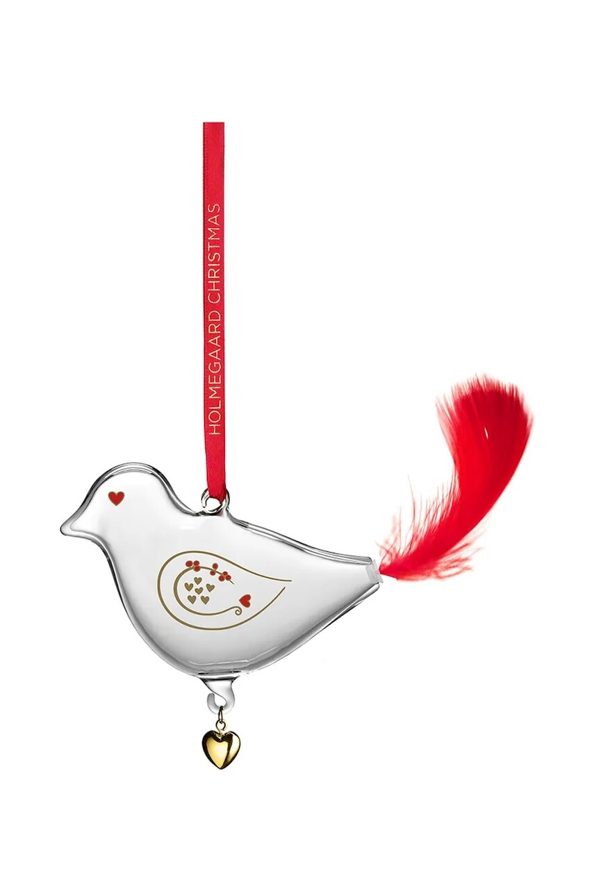 Závesná dekorácia Holmegaard Ann-Sofi 7 x 8,5 x 3,5 cm priehľadná farba