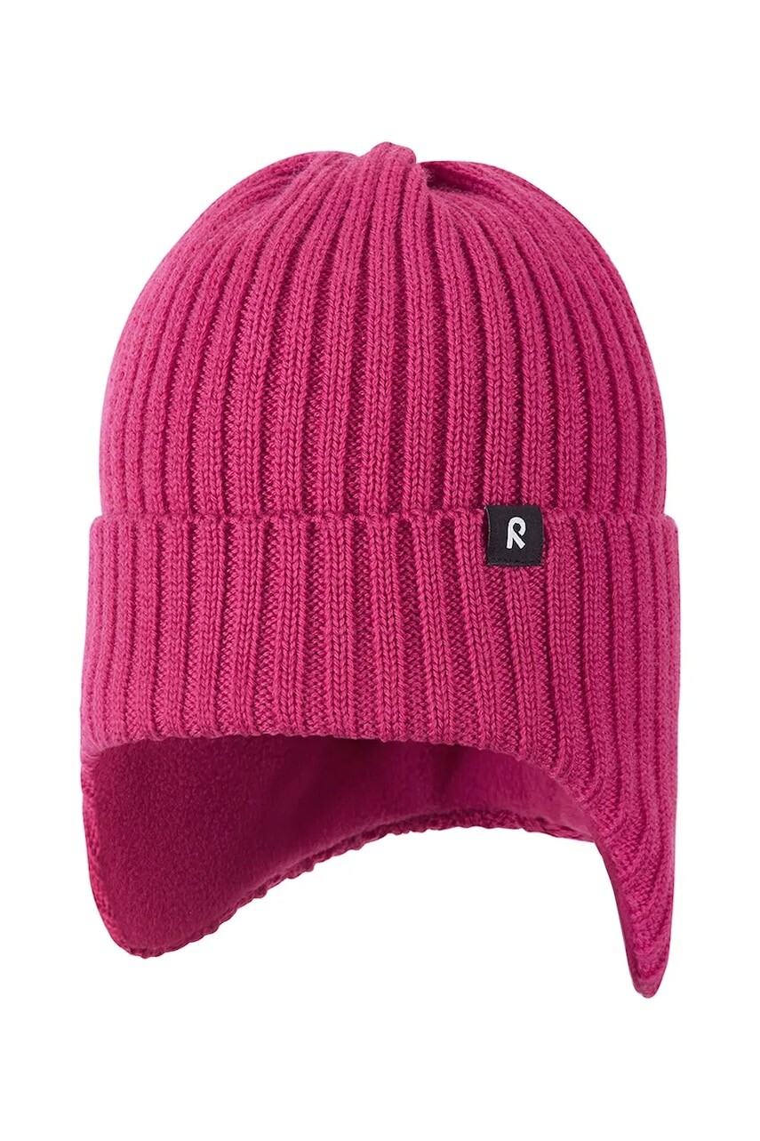 Detská vlnená čiapka Reima Mystinen ružová farba, 5300325A