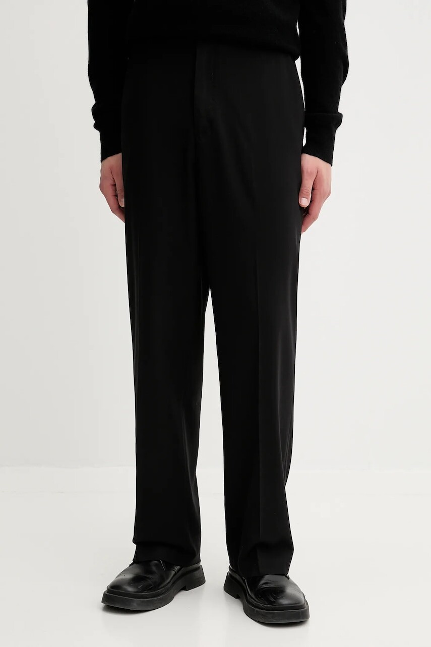 Nohavice Les Deux Randall čierna farba, rovný strih, 1000466